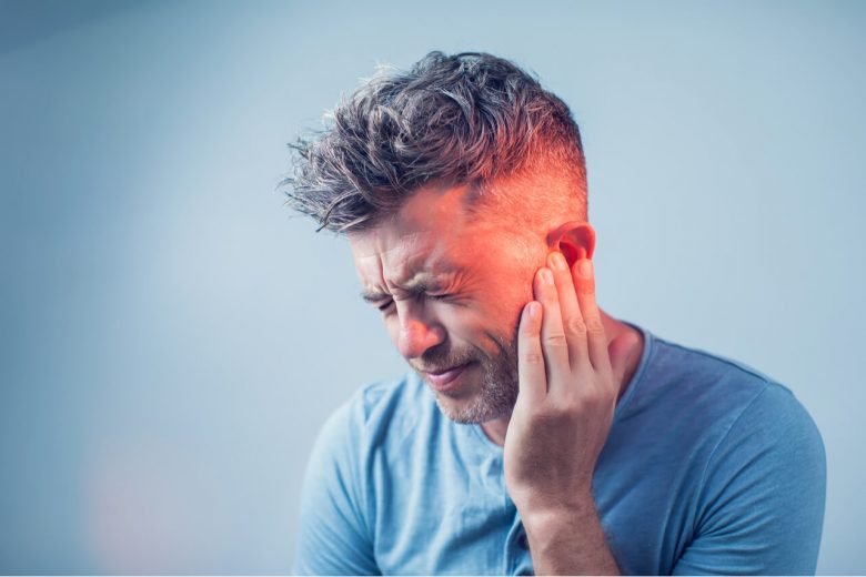 Man with Ear Ache From Tooth infection